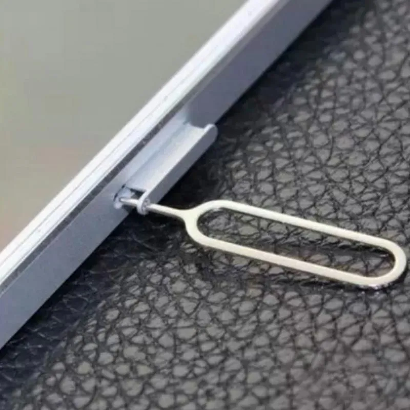 10pcs Sim Card Eject Pin Key Tool Needle SIM Card Tray Holder Eject Pin for iPhone7 6 5 For Xiaomi3 For Samsung #25