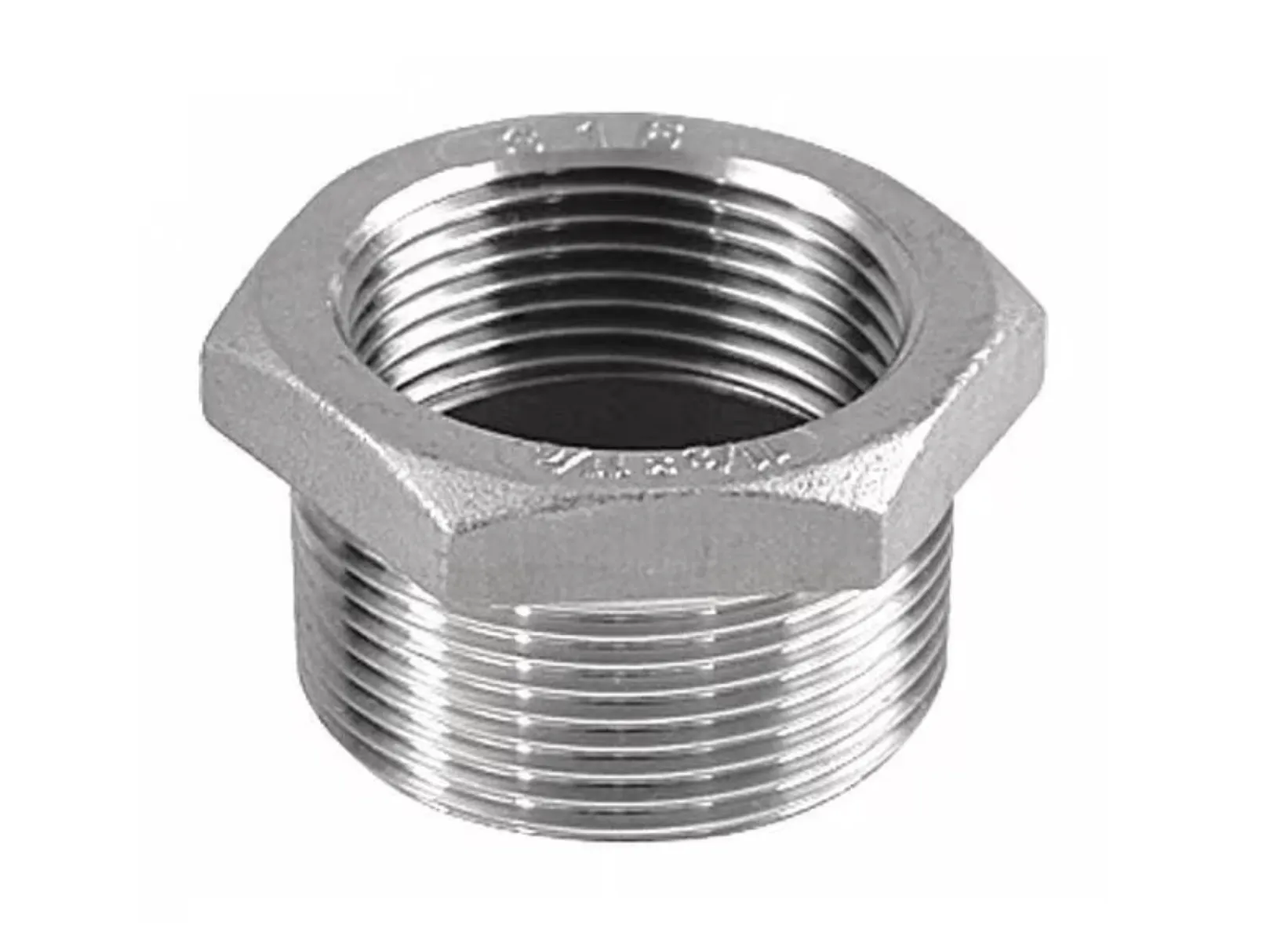 1" X 1/4" STAINLESS STEEL HEX BUSH (304)