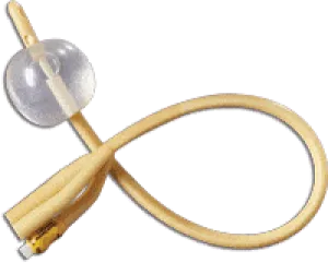 2-Way Silicone-Elastomer Coated Foley Catheter 6 Fr 3 cc