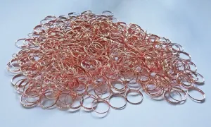 250 Copper Chandelier 11 mm Rings Links for Droplets Crystals Connecting Together Drops