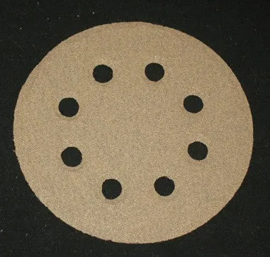 4.5" x 8 hole Sanding Discs - Hook & Loop - 100pc