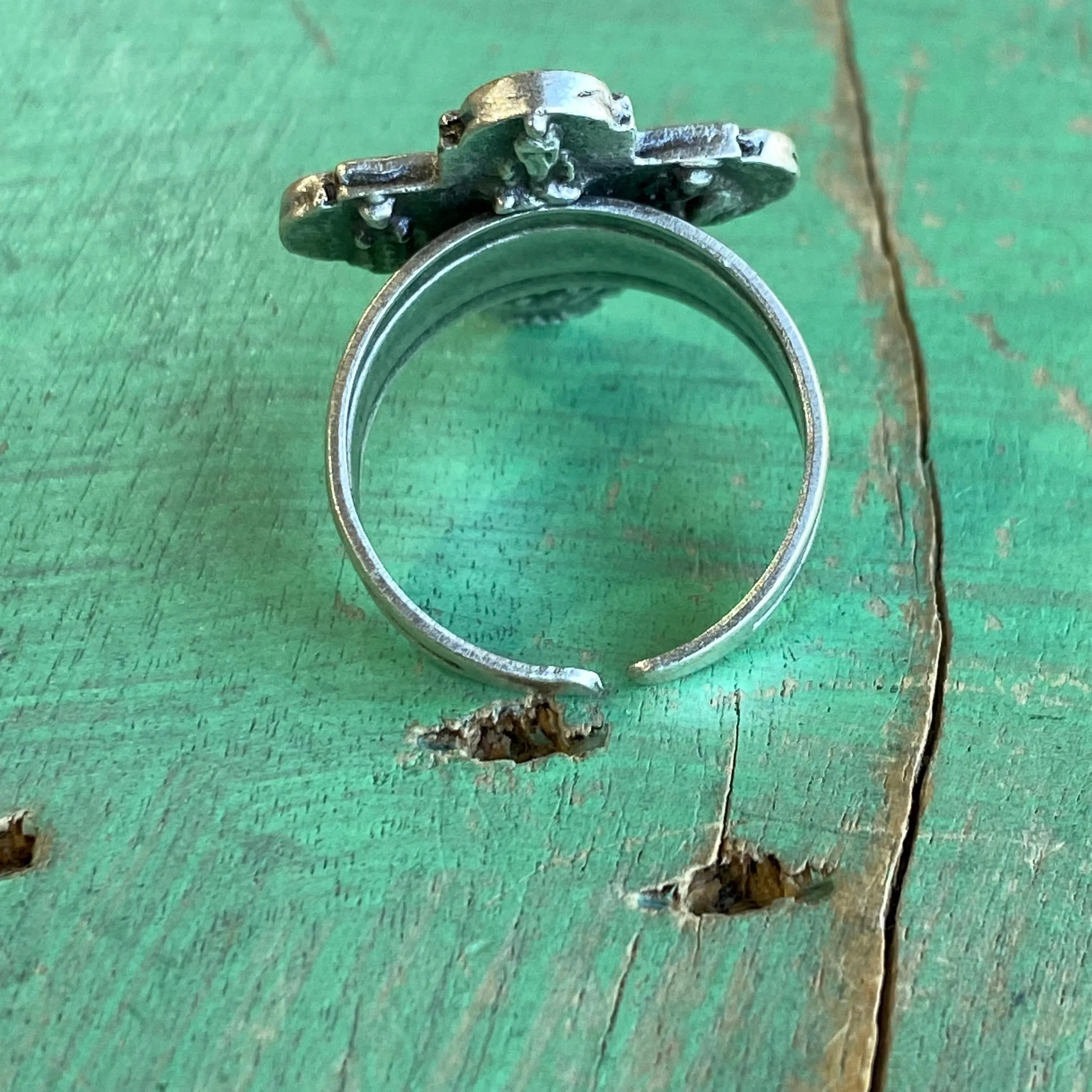 5 Way Cross Adjustable Rings and Earrings