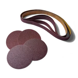 Abrasive Pack for Belt & Disc Sander - 25mm x 125mm - Pack of 8