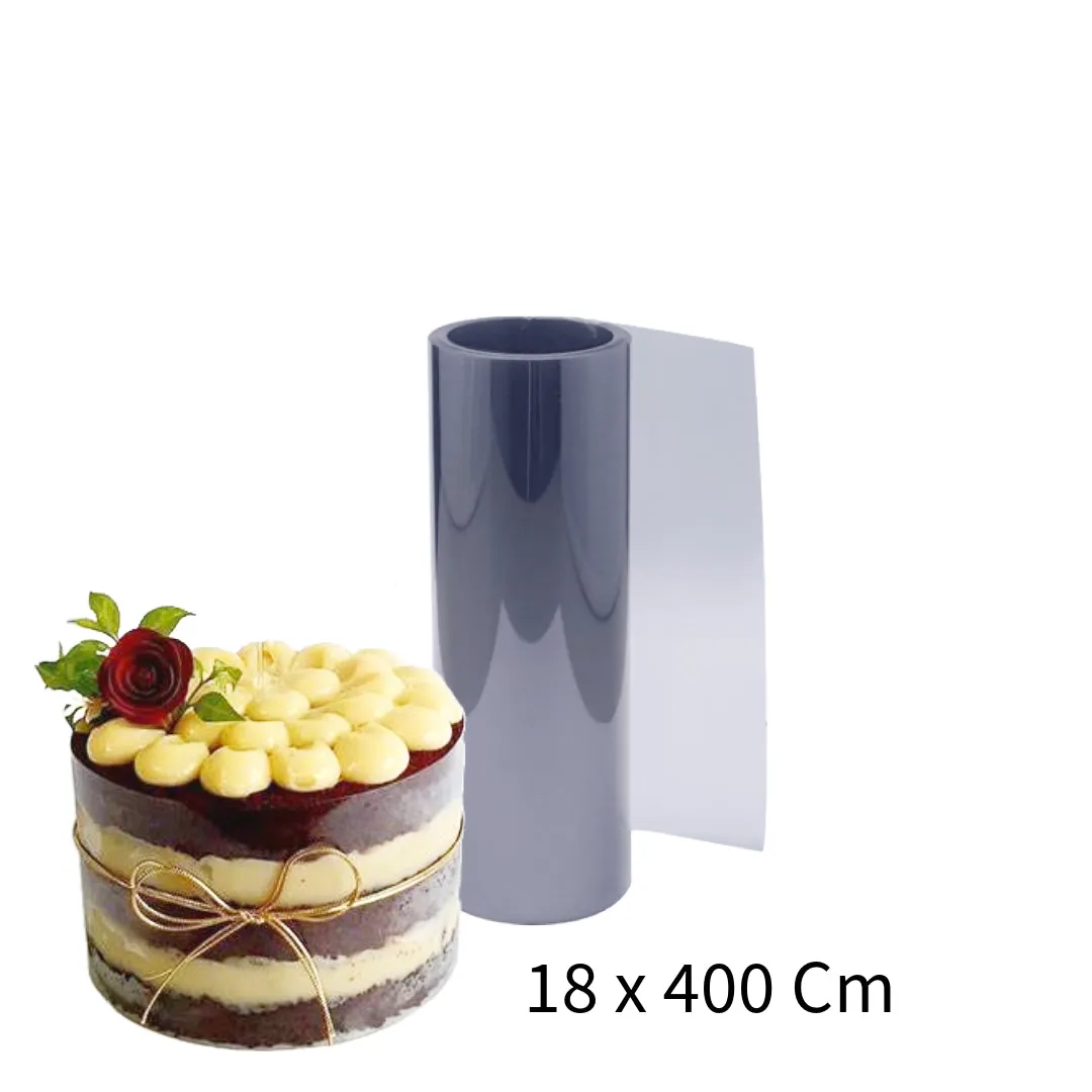 Acetate Strips for Cakes & Dessert Wraps 18 X 400cm (BWB)