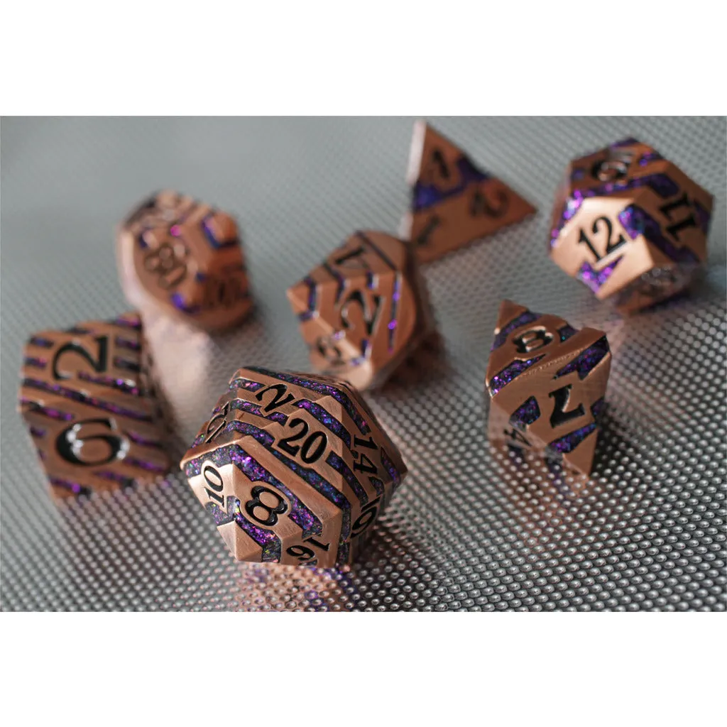 Alchemist Joy Metal RPG Dice Set