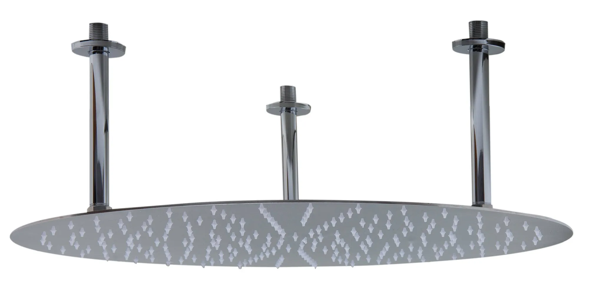 ALFI Brand - 24" Round Polished Solid Stainless Steel Ultra Thin Rain Shower Head | RAIN24R-PSS