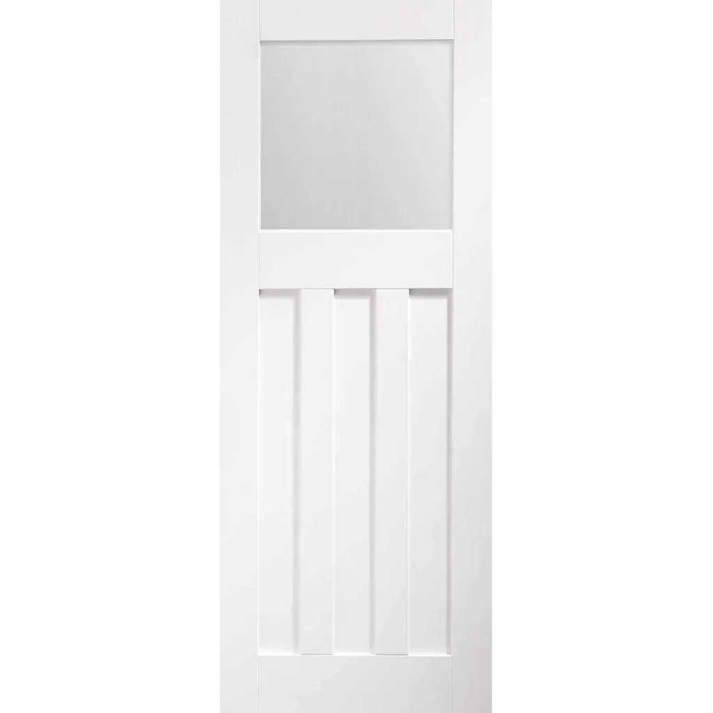 Bespoke DX 1930's White Primed Glazed Internal Door