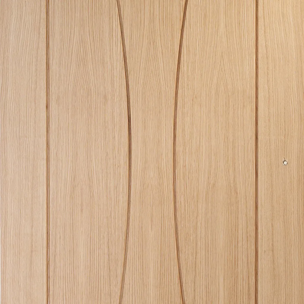 Bespoke Verona Oak Flush Internal Door - Prefinished