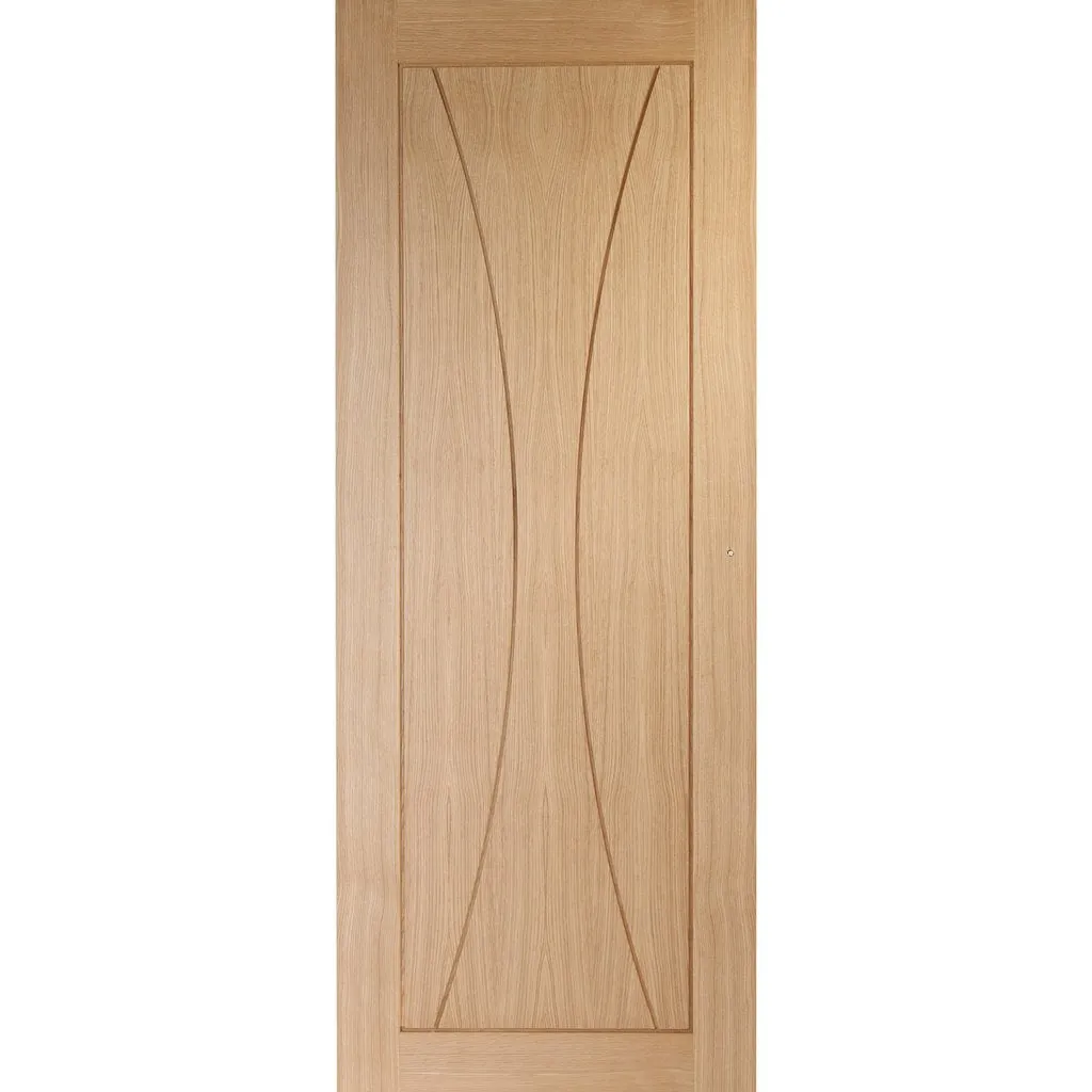 Bespoke Verona Oak Flush Internal Door - Prefinished