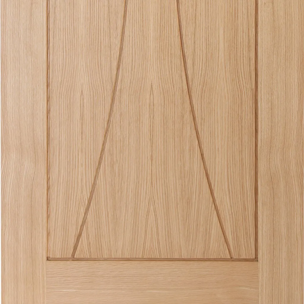 Bespoke Verona Oak Flush Internal Door - Prefinished