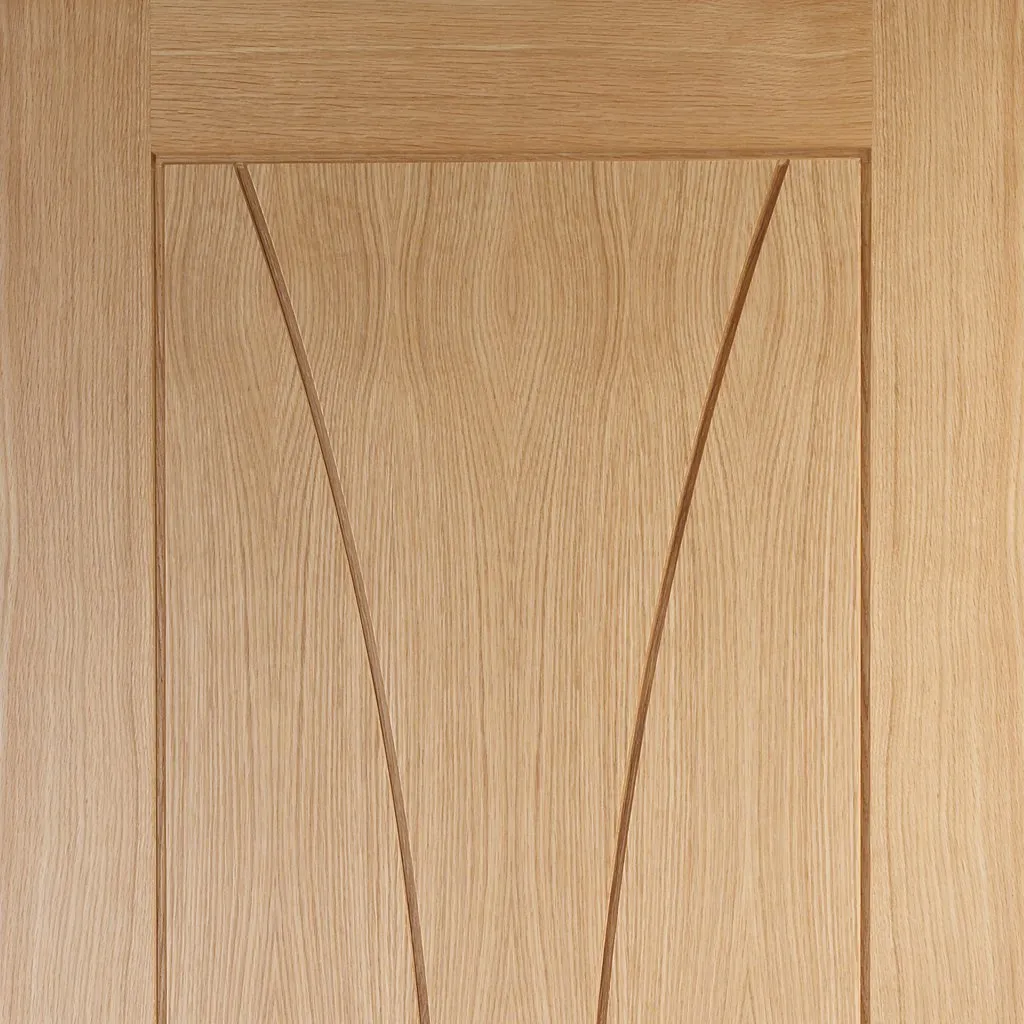 Bespoke Verona Oak Flush Internal Door - Prefinished