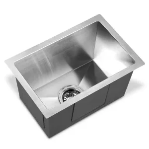 Cefito Stainless Steel Kitchen Sink 450X300MM Under/Topmount Sinks Laundry Bowl Silver