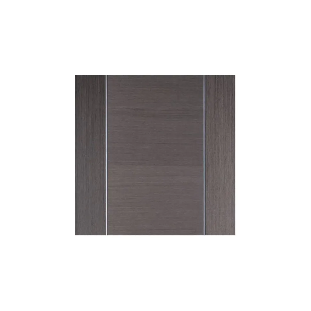 Chocolate Grey Alcaraz Evokit Pocket Fire Door - 30 Minute Fire Rated - Prefinished