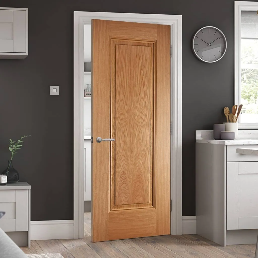 Eindhoven 1 Panel Oak Internal Door - Prefinished