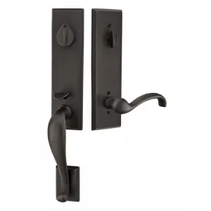 Emtek Rectangular Monolithic Entry Handleset - Dummy