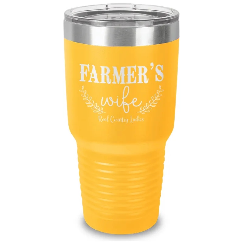 Farmer's Wife Laser Etched Tumbler