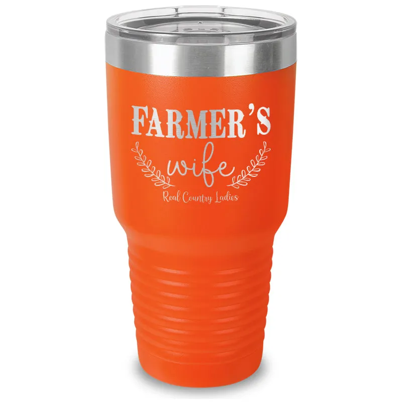 Farmer's Wife Laser Etched Tumbler