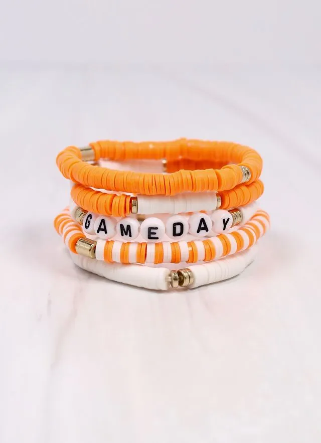 Go Team Bracelet Set ORANGE