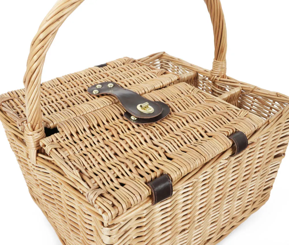 Greenfield Collection Windsor Willow Picnic Hamper for Four People