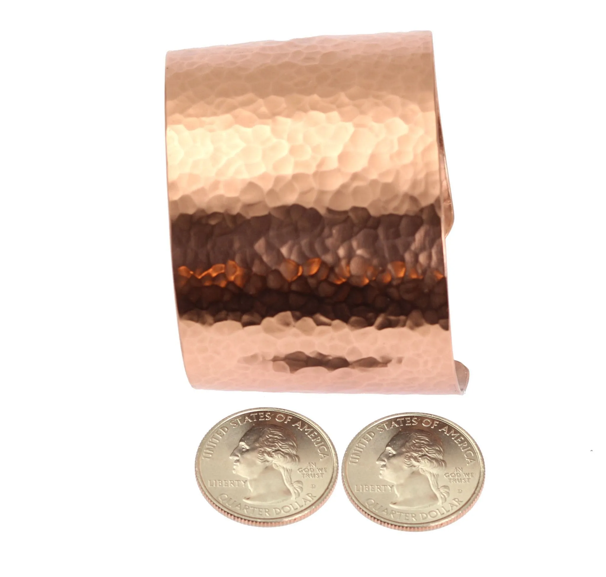 Hammered Copper Cuff Bracelet