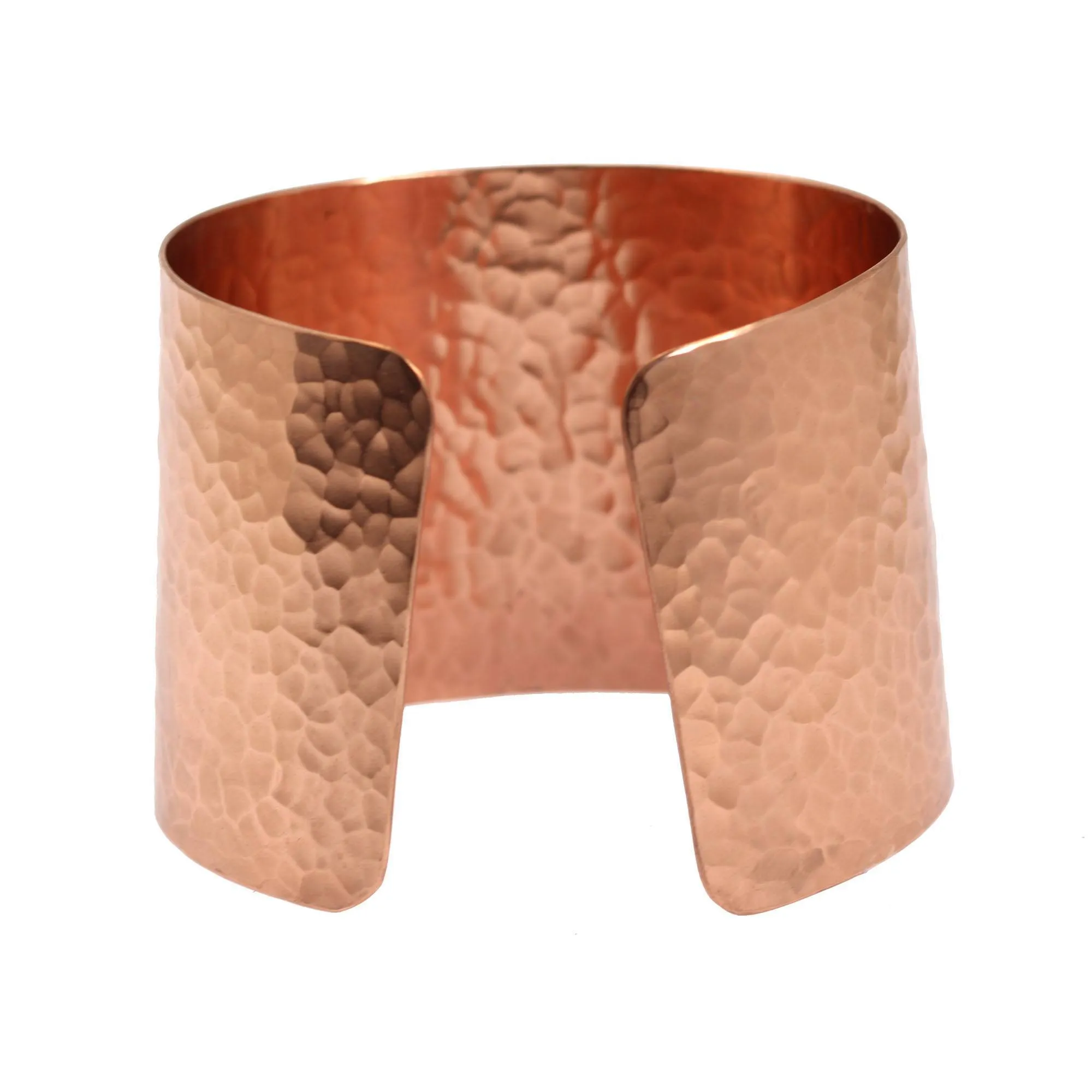 Hammered Copper Cuff Bracelet