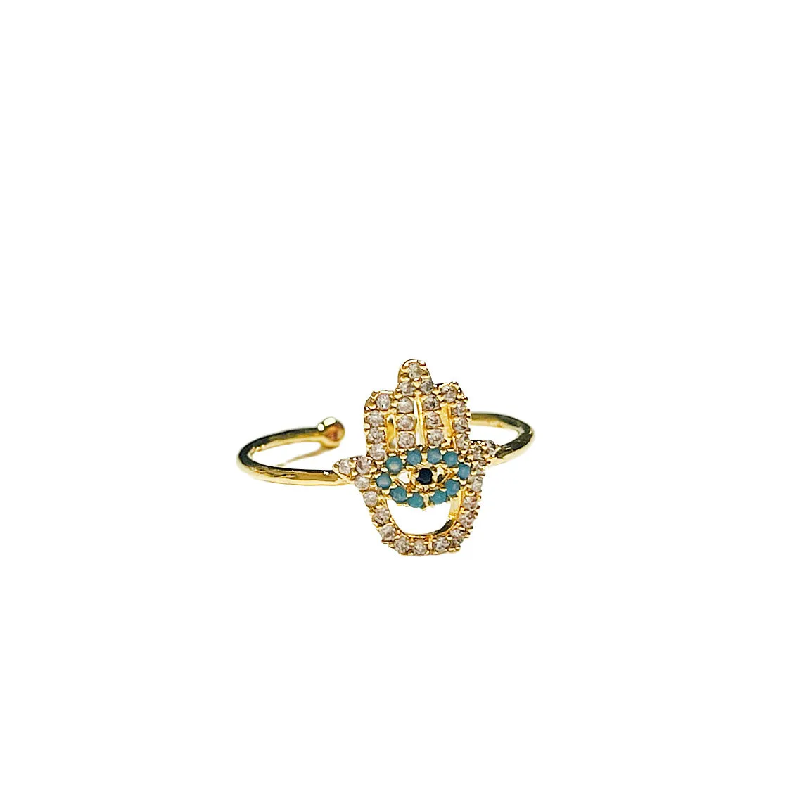 Hamsa Ring Adjustable