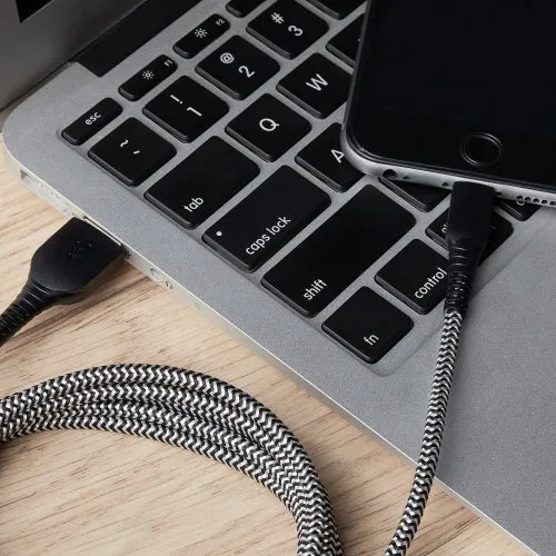 iHip 9ft Lightning Braided Charging Cable for iPhone