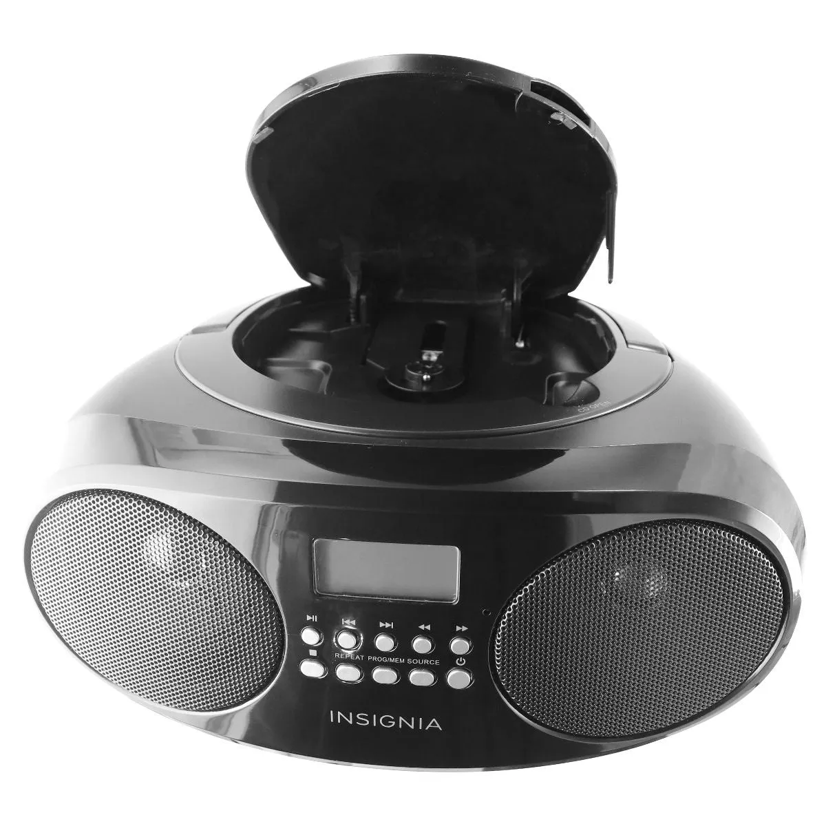 Insignia - CD Boombox with AM/FM Tuner - Black