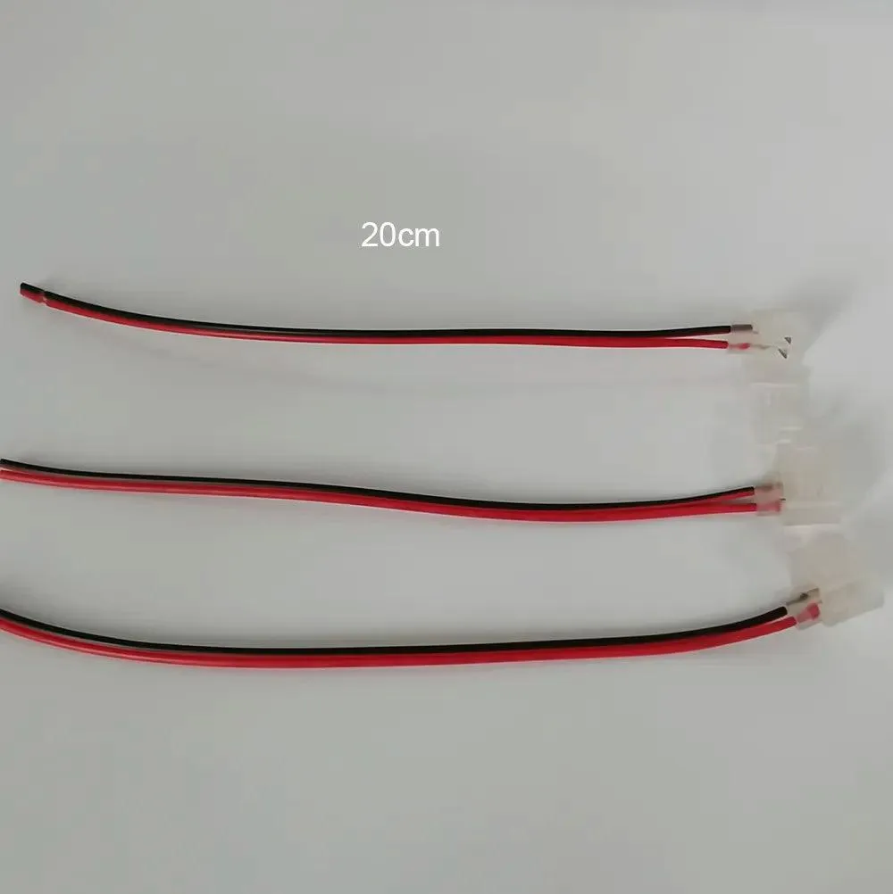 LED Neon Flex 8x16mm Non Welding Wire Connector for 12V/24V Single Colour Neon Flex