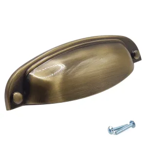 M4TEC Antique Brass Thin Cup Handle: VD8 series