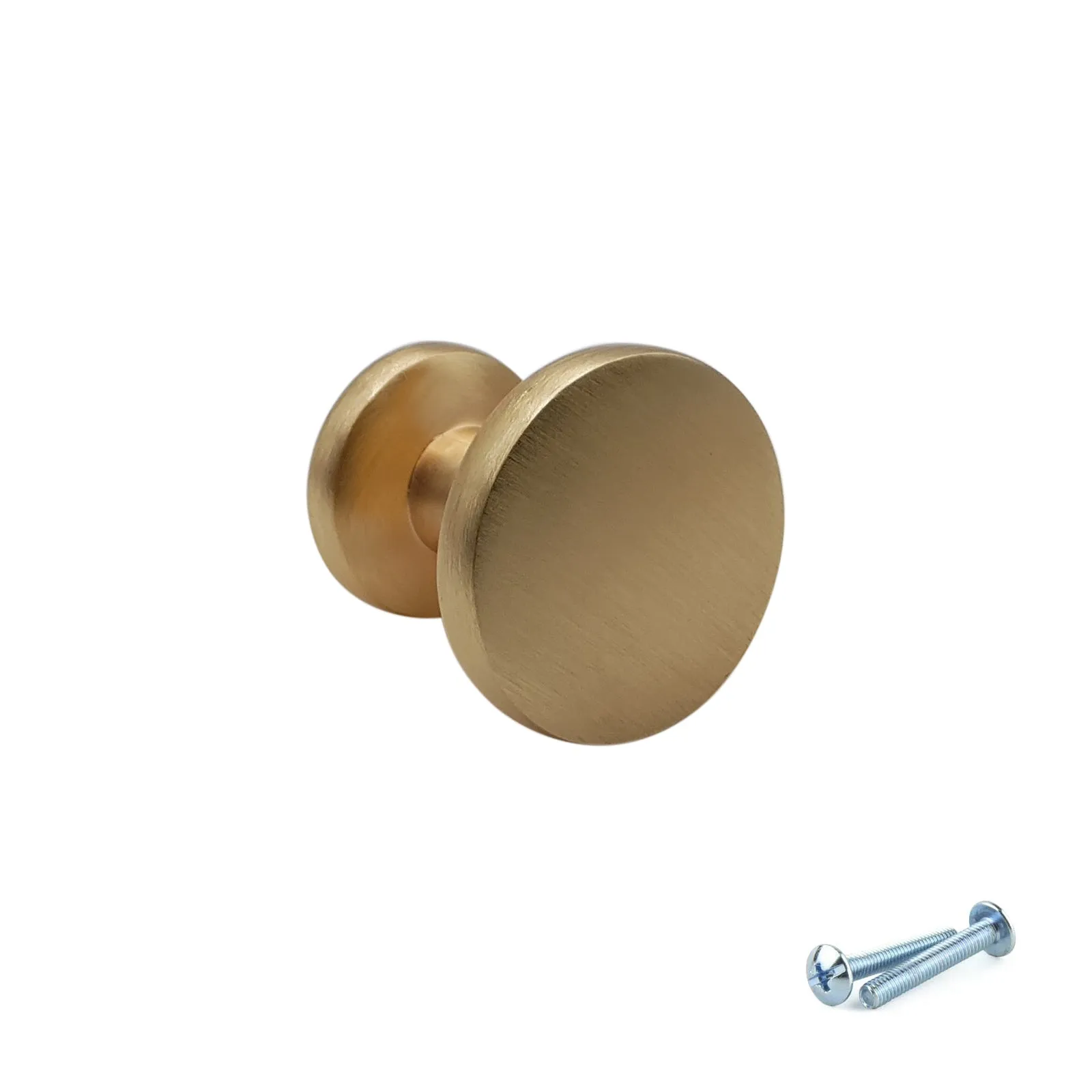 M4TEC Brushed Brass Knob Handle: VE4 series