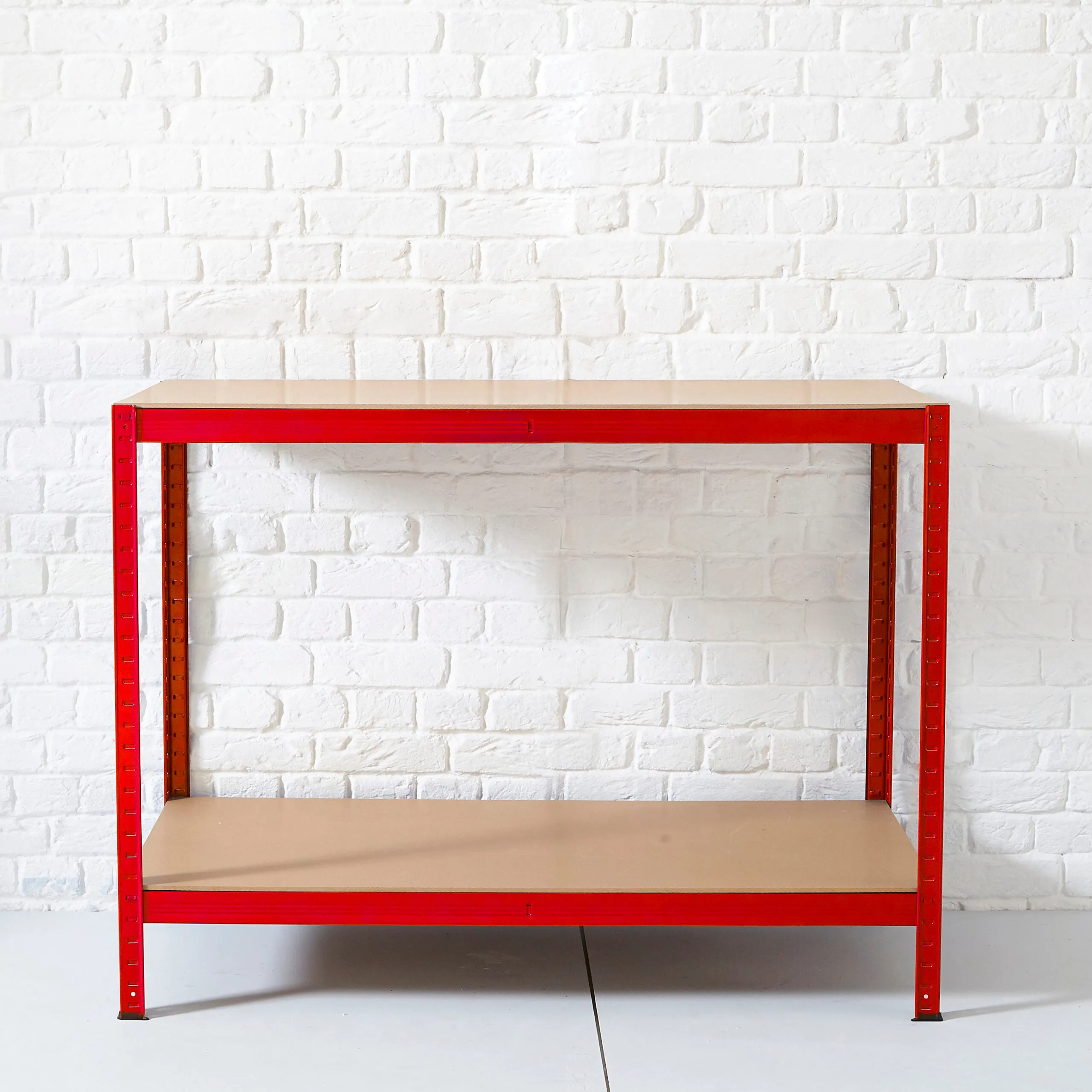 Neo Red Metal Garage Workbench