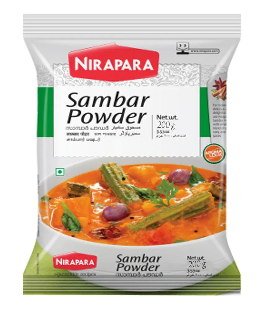 NIRAPARA SAMBAR  POWDER 200GM