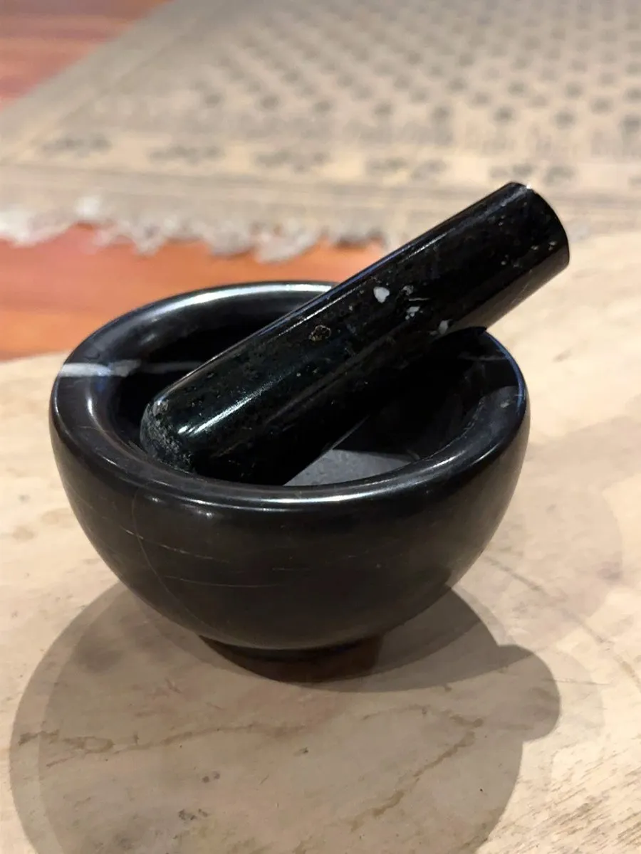 Petite Marble Mortar and Pestle