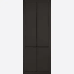 Pre-Assembled Black Primed Liberty 4P Door Set