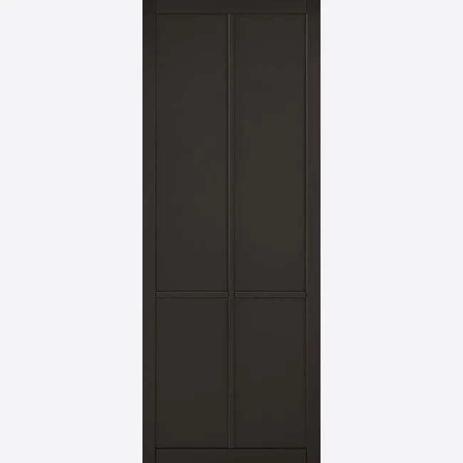 Pre-Assembled Black Primed Liberty 4P Door Set