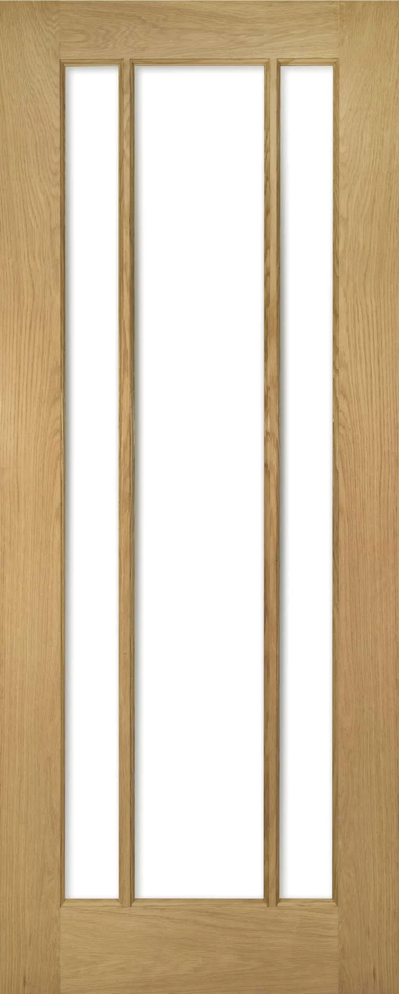 Pre-Assembled Unfinished Oak Norwich Glazed Door Set