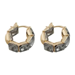 Pre Order:  French Glass Crystal Cube Earrings