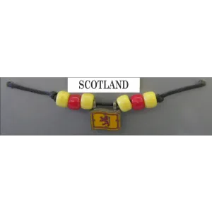 Scotland Fan Choker Necklace