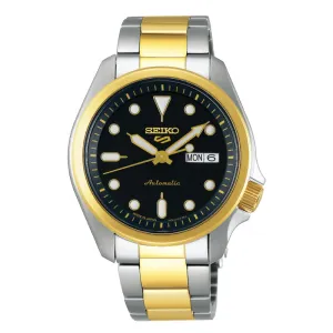 Seiko 5 Sports (Japan Made) Automatic Two Tone Stainless Steel Band Watch SBSA050 SBSA050J (LOCAL BUYERS ONLY)