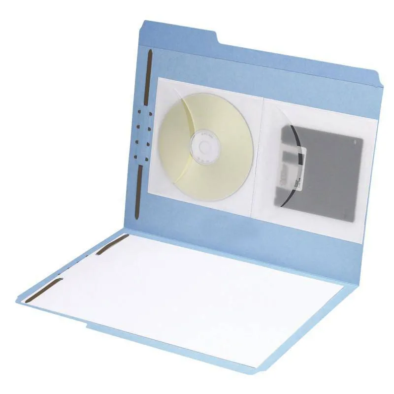 SMEAD SELF-ADHESIVE POLY CD/DVD POCKET CLEAR