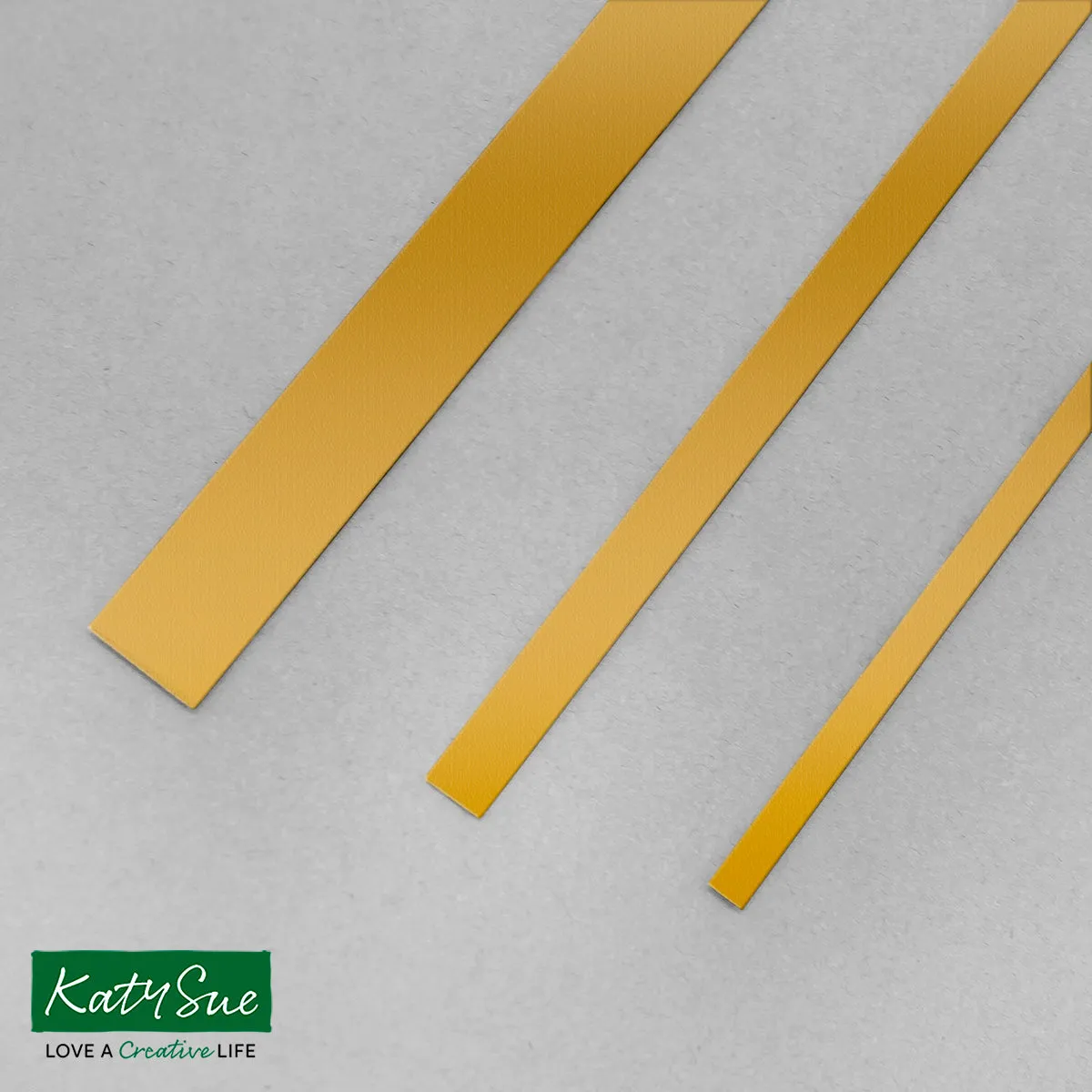 Solid Gold 10mm Single Colour Quilling Strips (pack of 100)