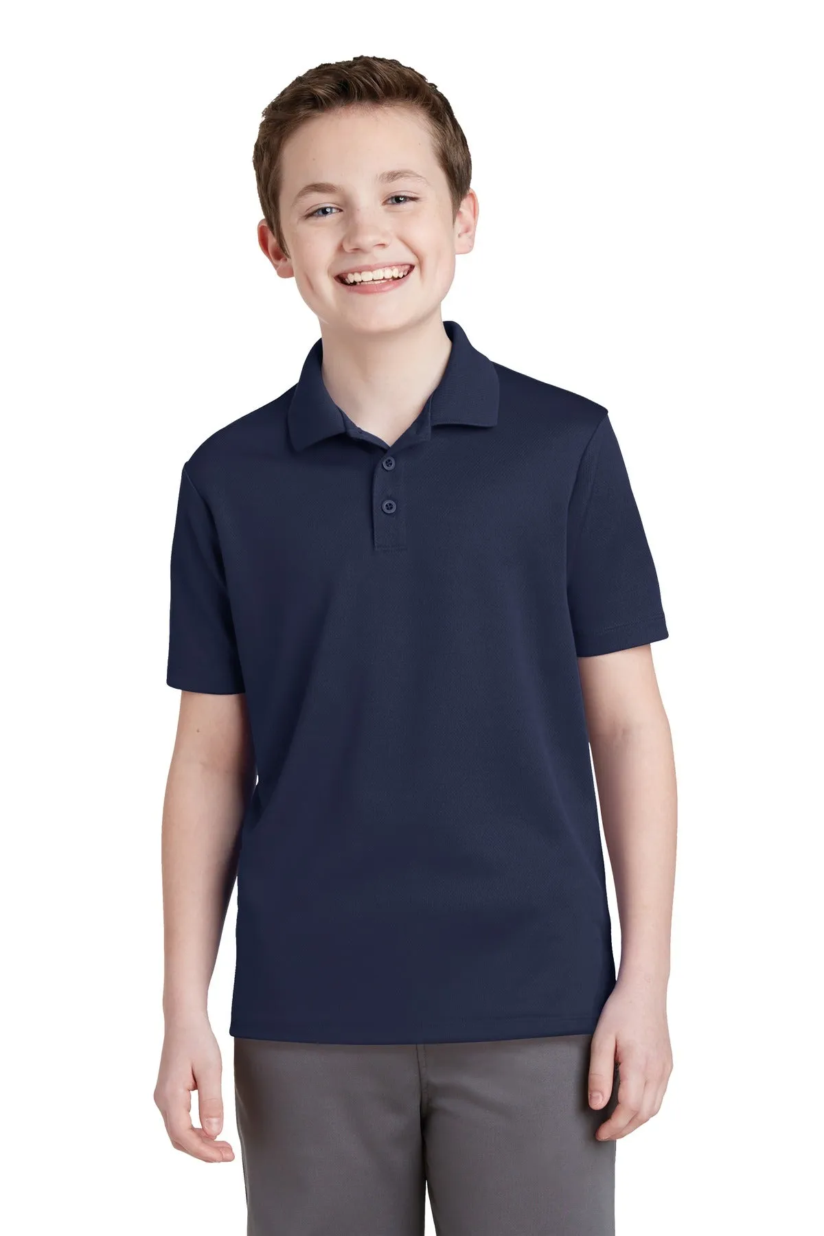 Sport-Tek® Youth PosiCharge® RacerMesh® Polo. YST640