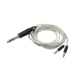 Strauss & Wagner Milan 6.35mm 6N OCC Silver Stereo Headphone Upgrade Cable (Open Box)