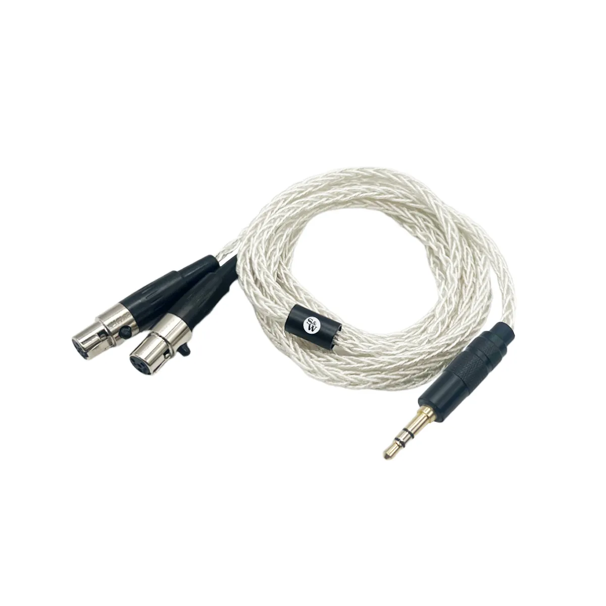 Strauss & Wagner Soria Mini-XLR 3.5mm 8-core OFC Silver Headphone Cable