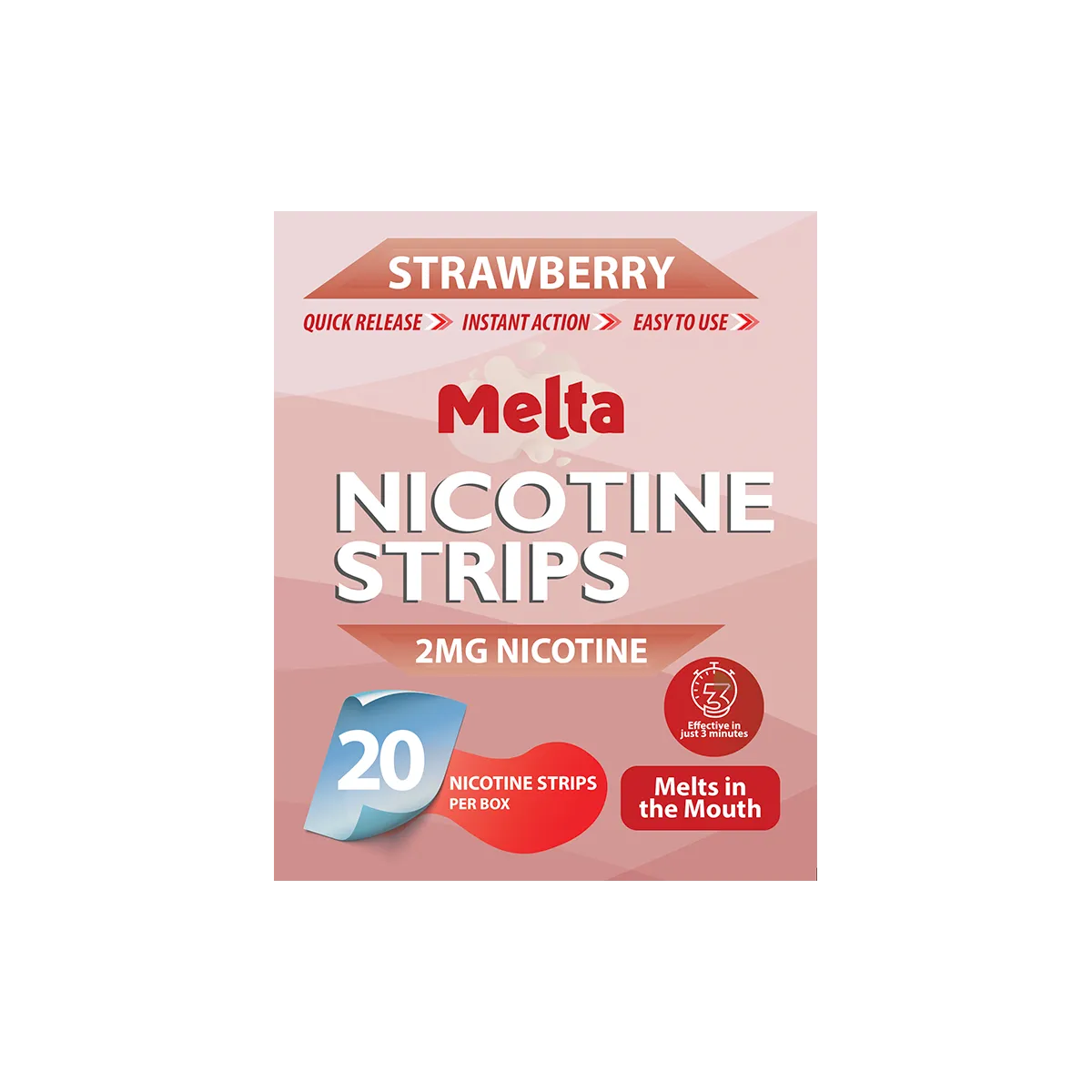 Strawberry Melta Nicotine Strips