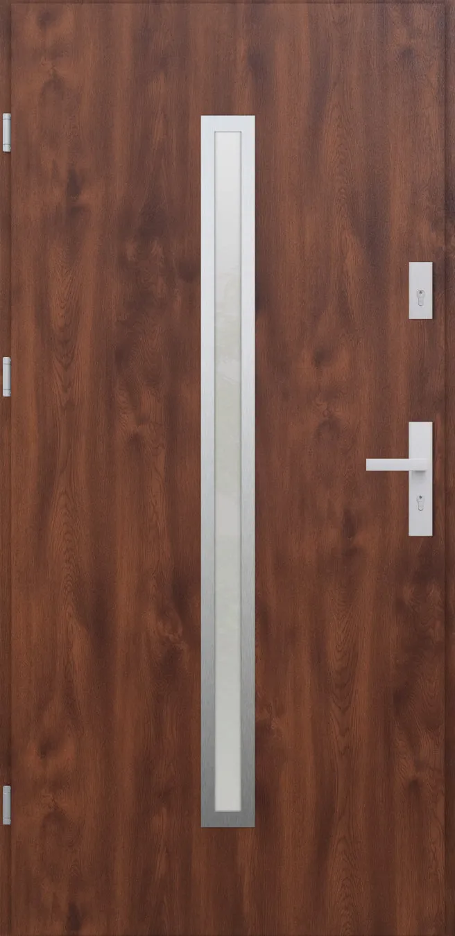 Turenwerke ATU 68 Design 501 Steel Door - Walnut