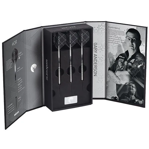 Unicorn Gary Anderson Noir 90% Tungsten Delux Player Edition Edition Darts