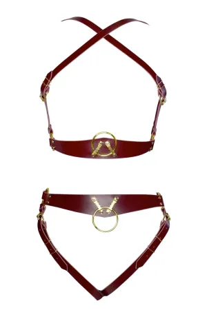 Vanya Leather Harness Set