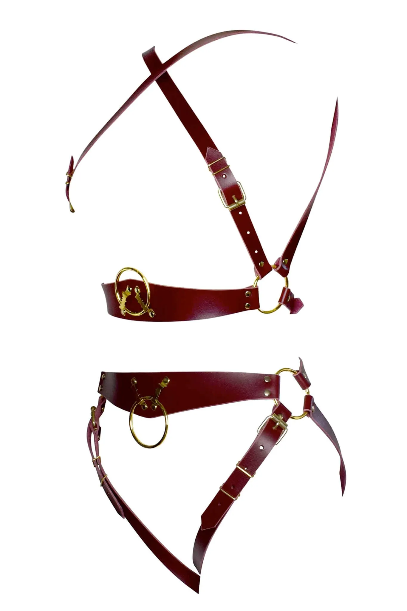 Vanya Leather Harness Set